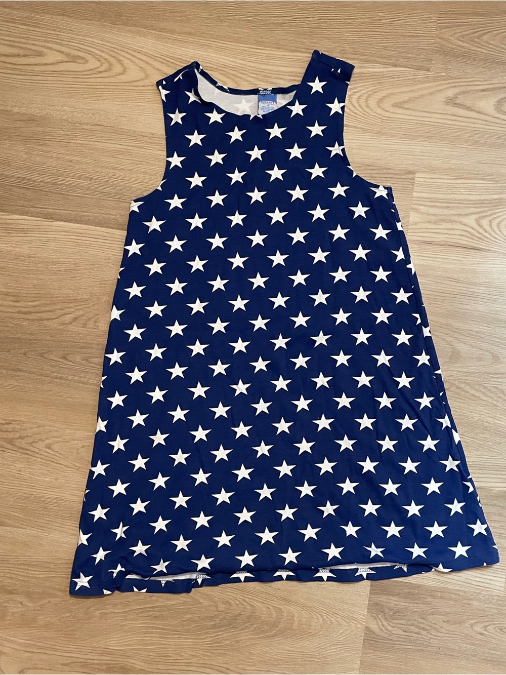 Vintage Old Navy Star Print Sleeveless Dress, girls size 16
